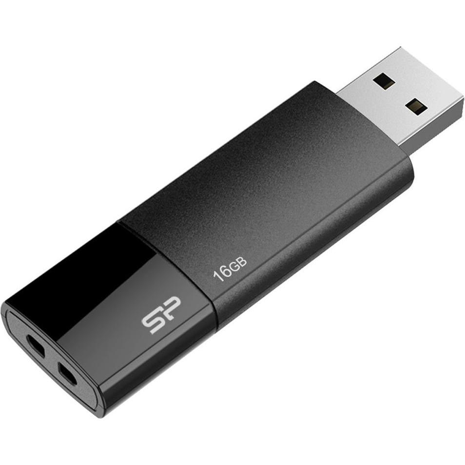 Thumbnail - Silicon Power Blaze B05 (16 GB, USB 2.0, USB-A), USB Stick, Schwarz