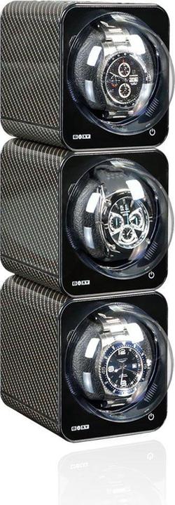 Image du produit Beco Watchwinder Boxy Fancy Brick - Carbone sans bloc d'alimentation (1 x)