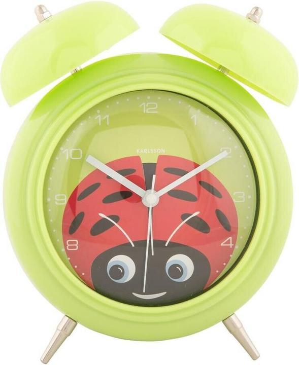 Produktbild Karlsson Wecker Marienkäfer Grün, Anzeige: Analog, Detailfarbe