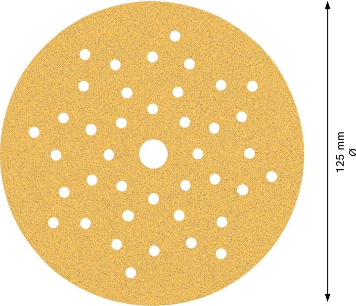Produktbild Bosch Professional Zubehör EXPERT C470 Schleifpapier Mehrloch für Exzenterschleifer, 125 mm, G 80, 5-tlg. (80)