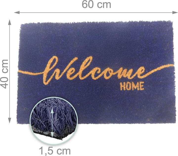 Actual product image Relaxdays doormat (60 x 40 cm)