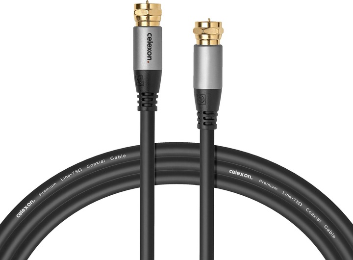Immagine prodotto Celexon Cavo antenna satellitare con connettore F da 5,0 m - Linea professionale (Cavi antenna)