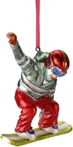 Actual product image CreaDiva Snowboarder hanger, multicoloured (1x)
