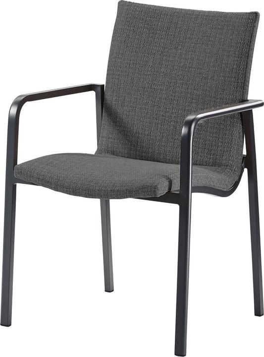 Best Gartenstuhl mit Armlehnen Positano beige, 4 St.