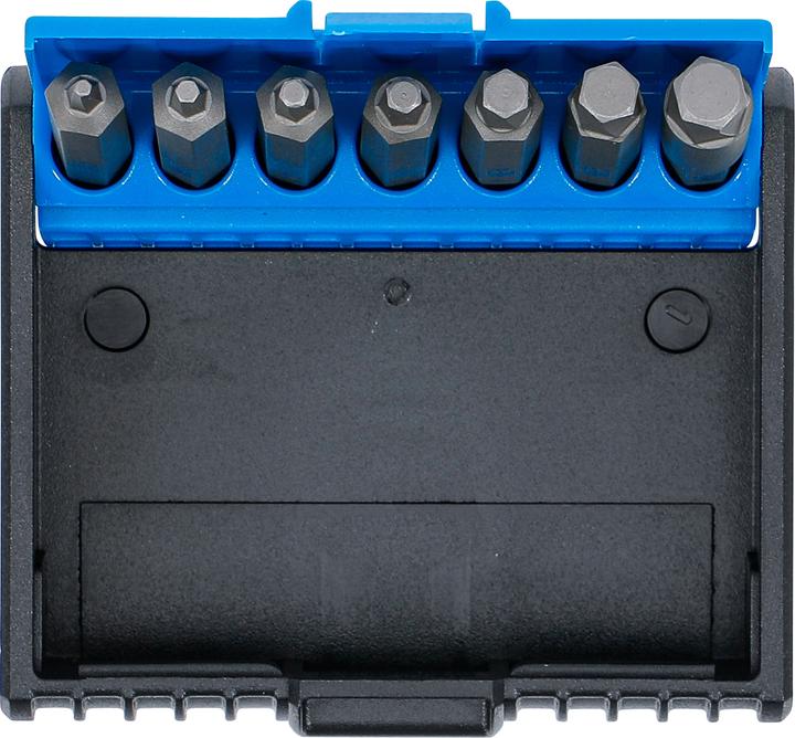 Actual product image BGS Screw Extractor Set for damaged internal Hexagon 1.5 - 6 mm 7 pcs.