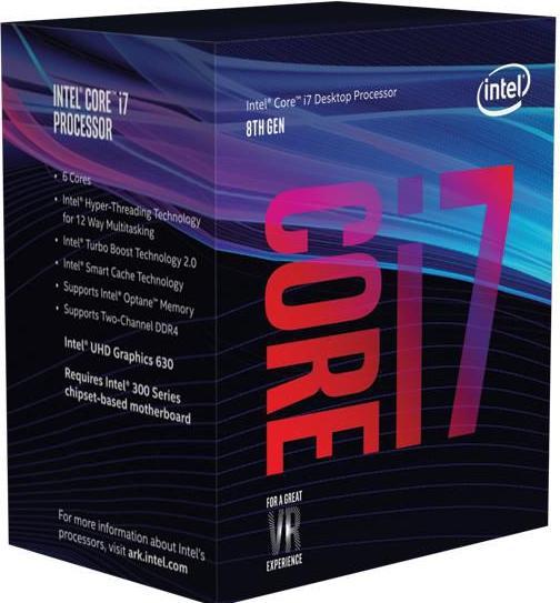 Intel Core i7-9700T processor Smart Cache (LGA 1151, 2.40 GHz, 6 -Core)