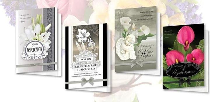 Top Graphic Biglietto B6 con adesivi di condoglianze (10 pezzi) MIX (10 pz.)