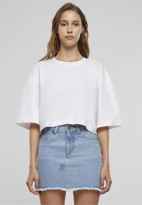 Produktbild Urban Classics Ladies Heavy Organic Oversized Cropped Tee - 142657 (L)