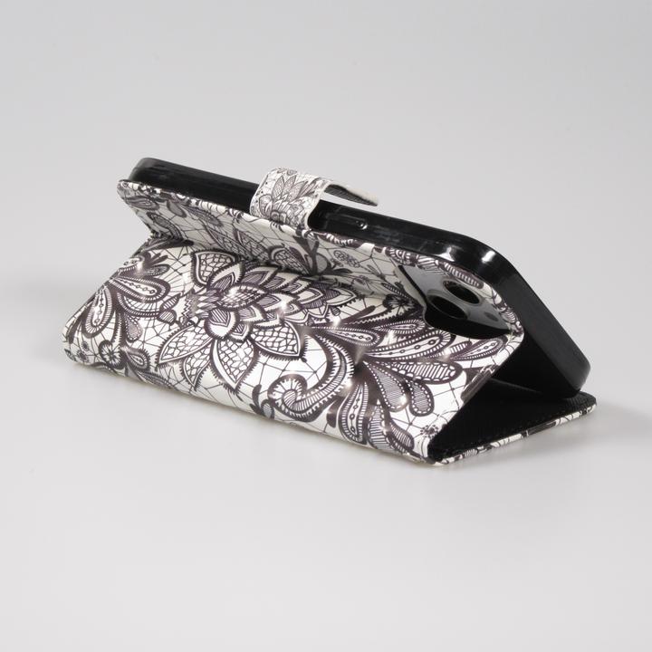 Actual product image PhoneLook Fourre Flip Black & White Mandala (Apple iPhone 14)