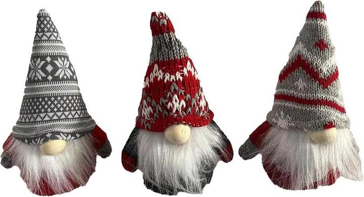 Champ Dekofigur Wichtel mit Strickmütze