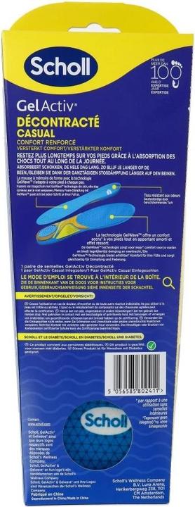 Produktbild Scholl GelActiv Freizeitschuheinlagen für Frauen mit Memory Foam und GelWave Technologie für den ganzen