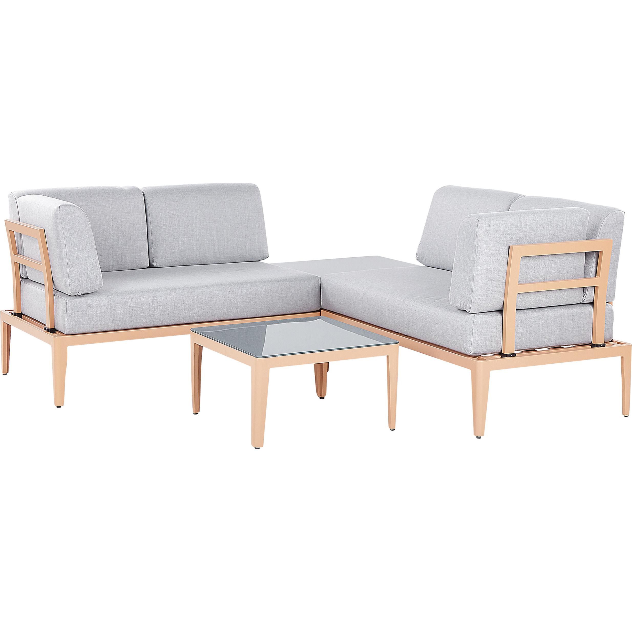 Beliani, Gartenlounge, Rima Iii