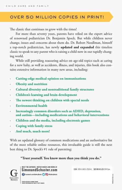 Produktbild Dr. Spock's Baby and Child Care, 10th edition (Englisch, Benjamin Spock, Robert Needlman, 2018)