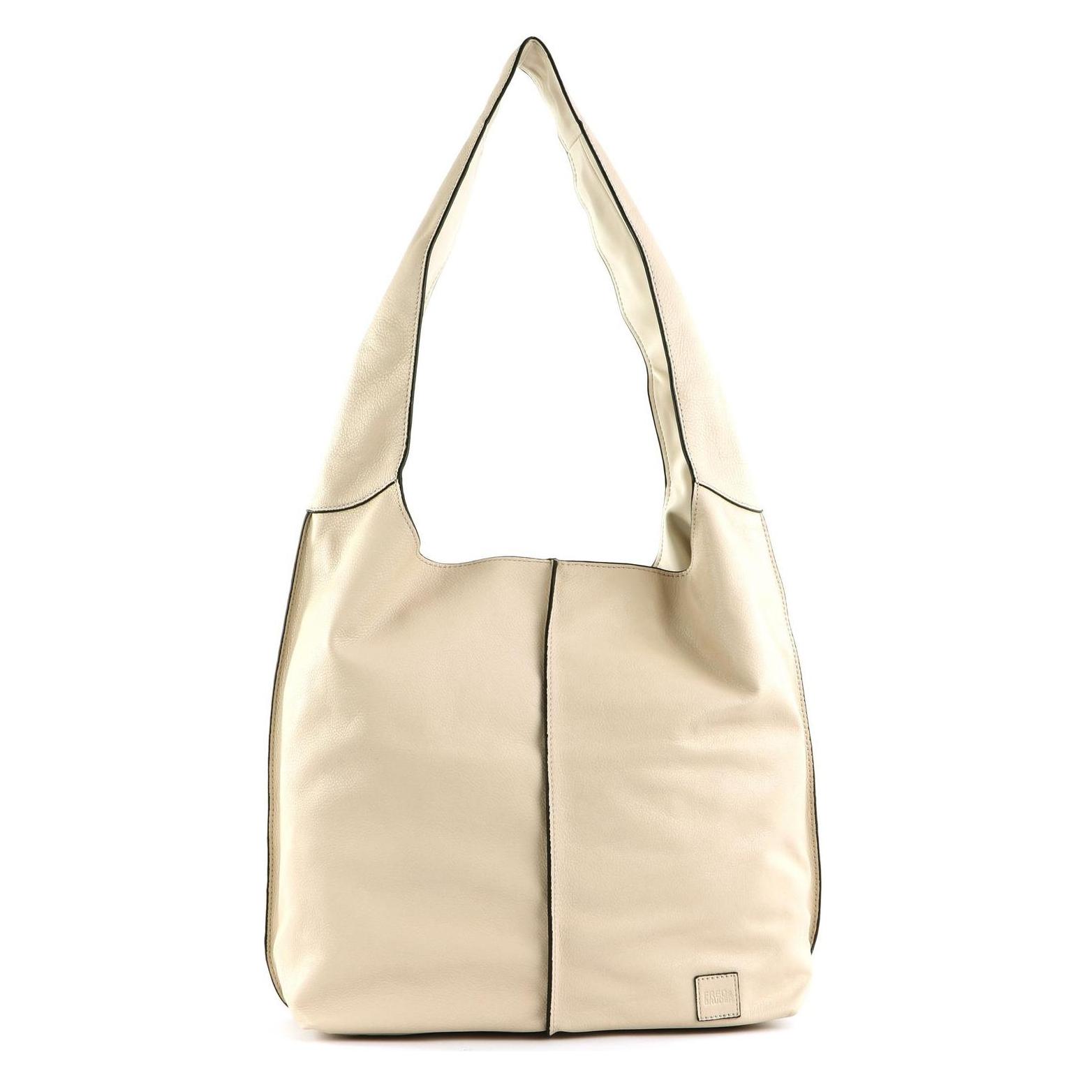 FredsBruder, Damen, Handtasche, Ginsberg FB110 Shoulderbag, Beige