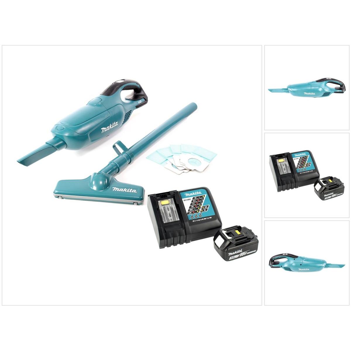 Makita DCL 182 RF1 Akku Staubsauger 18 V + 1x Akku 3,0 Ah + Ladegerät, Staubsauger