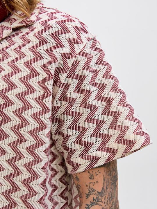 Produktbild Jack & Jones Jorsummer Luke Texture Resort Shirt Ss (XL)