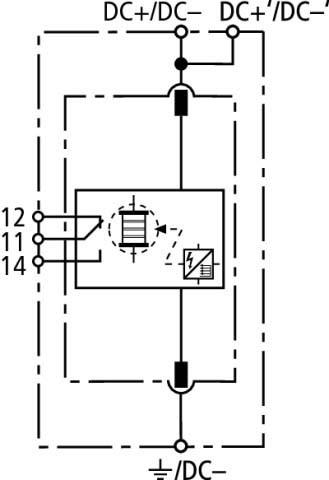 Actual product image Dehn 971127 Coordinated lightning current arrester type1 DEHNsecure M f. DC circuit