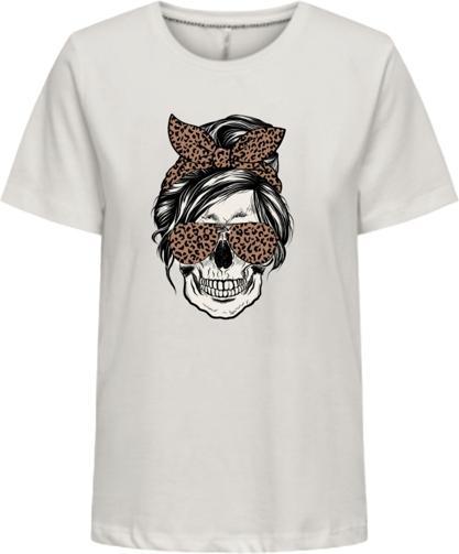 Actual product image Only Onlstella Life S/S Skull Top Cs Jrs (M)