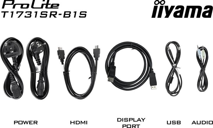 Image du produit iiyama Dis Public 17 T1731SR-B1S TOUCH (1280 x 1024 pixels, 17")