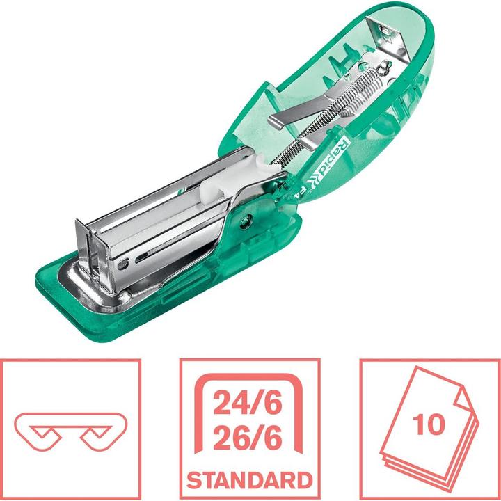 Image du produit Rapid Mini agrafeuse Colour'ICE (10 feuilles)