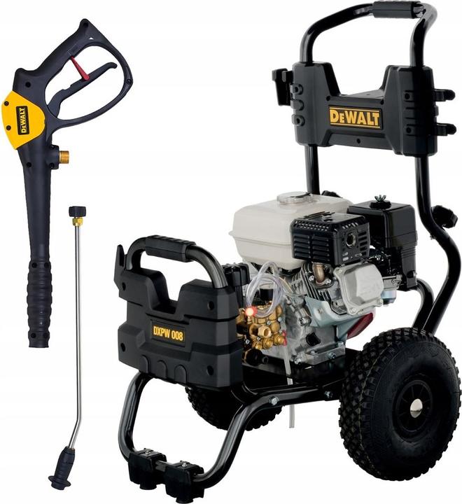 DeWalt Benzin Waschmaschine 4.8HP 190bar 600l/h Honda /P.Brass (Benzinbetrieb)