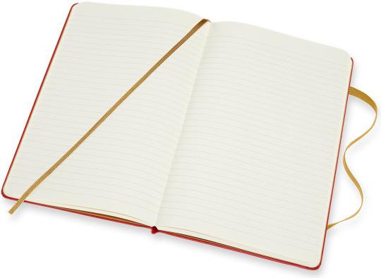 Image du produit Moleskine Carnet de l'année du boeuf A5 853766 ligné, rouge, 240 pages (13 x 21 cm, À rayures, Couverture rigide)