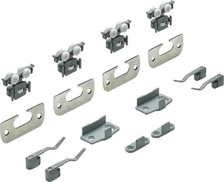 Hettich Sliding door fittings Top Line 110, Inslide/Mixslide