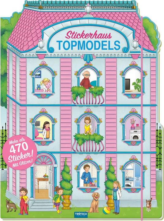 Actual product image Sticker House Topmodels 23x31 cm 24 pages