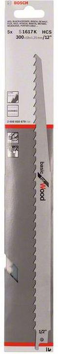 Produktbild Bosch Professional Zubehör Säbelsägeblatt S 1617 K, Basic for Wood, 5er-Pack
