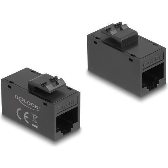 Delock Keystone Modul RJ45 Buchse zu RJ45 Buchse Cat.6A UTP (Keystone Modul), Netzwerk Zubehör