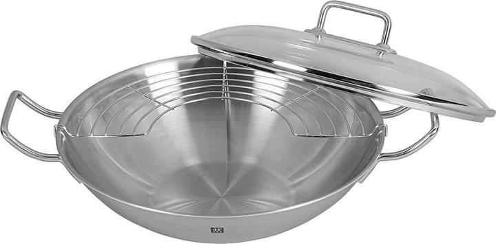 Productafbeelding Zwilling Wok Plus (32 cm, Wokpan, Roestvrij staal)