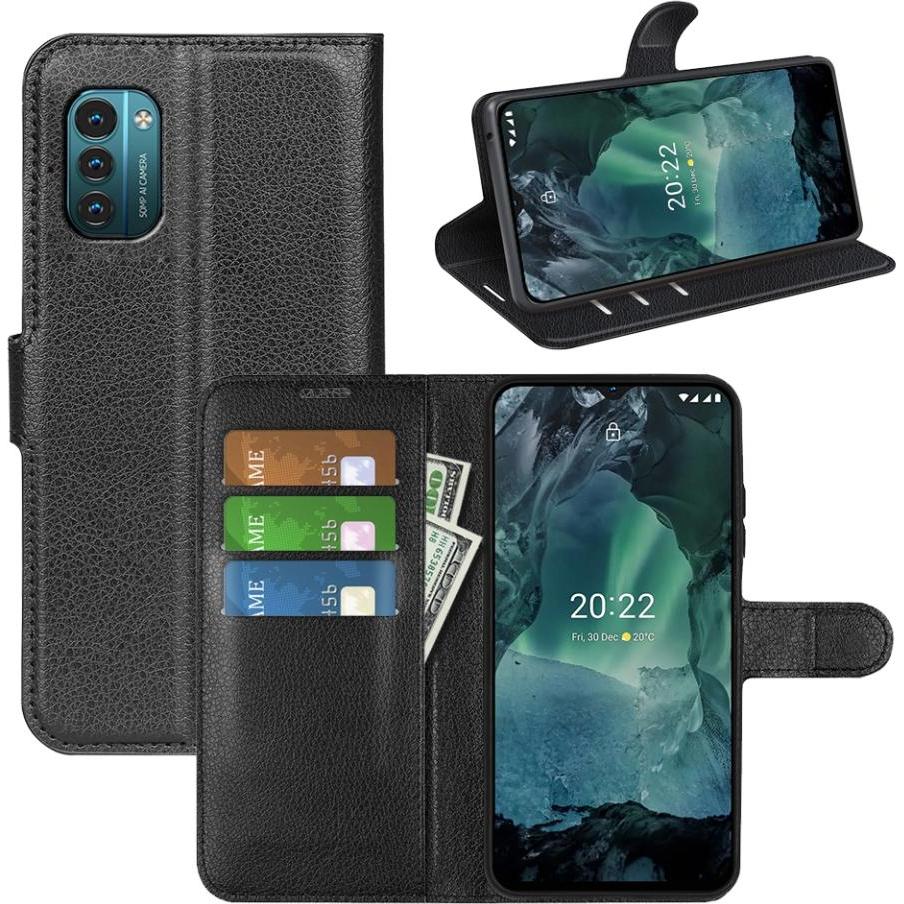 Thumbnail - Screenguard Nokia G21 Leather Guard Lederhülle (Nokia G21), Smartphone Hülle, Schwarz
