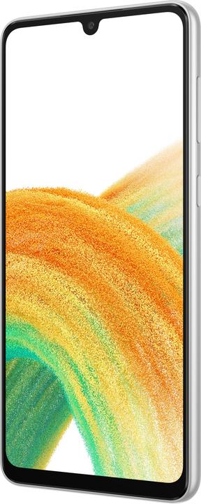 Actual product image Samsung Galaxy A33 5G (128 GB, Awesome White, 6.40", Dual SIM, 5G)