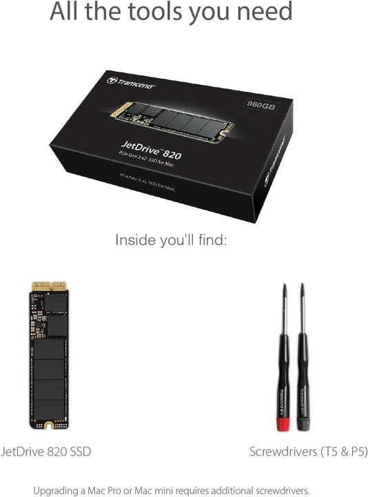 Produktbild Transcend JetDrive 820 (480 GB, M.2 2280)