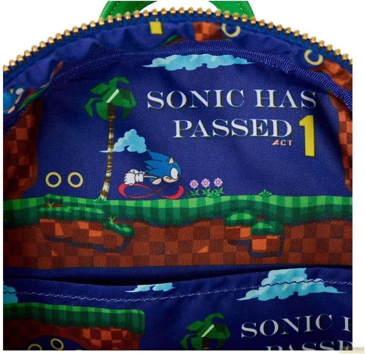 Actual product image Loungefly Sonic the Hedgehog backpack 26cm