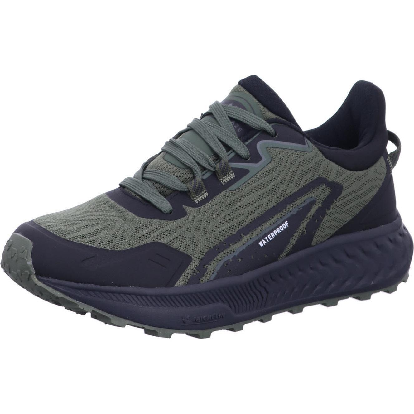 Witeblaze, Herren, Wanderschuhe, X-HIKE LOW, Hikingboot Low black-olive Grösse: 45 (45), Grün