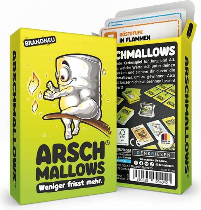 Produktbild Denkriesen Arschmallows (d) (Deutsch, 2 - 6 Spieler)