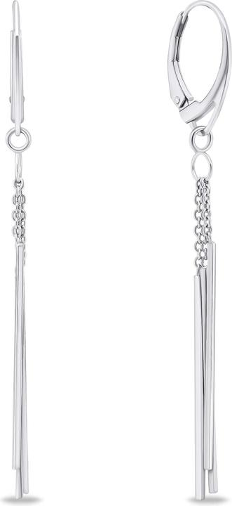 Produktbild Brilio Silver - Stylish long earrings made of silver EA726W (Silber)