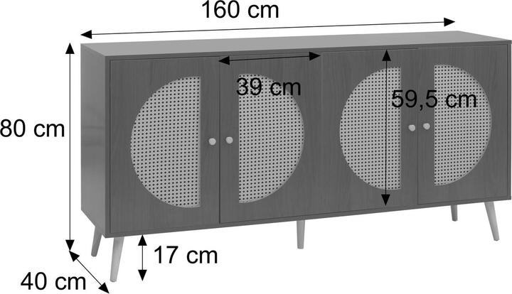 Produktbild MCW P49 (160 x 40 x 80 cm)
