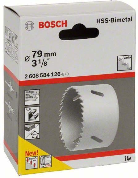 Produktbild Bosch Professional Zubehör Lochsäge HSS-Bimetall für Standardadapter, 79 mm, 3 1/8-Zoll (79 mm)