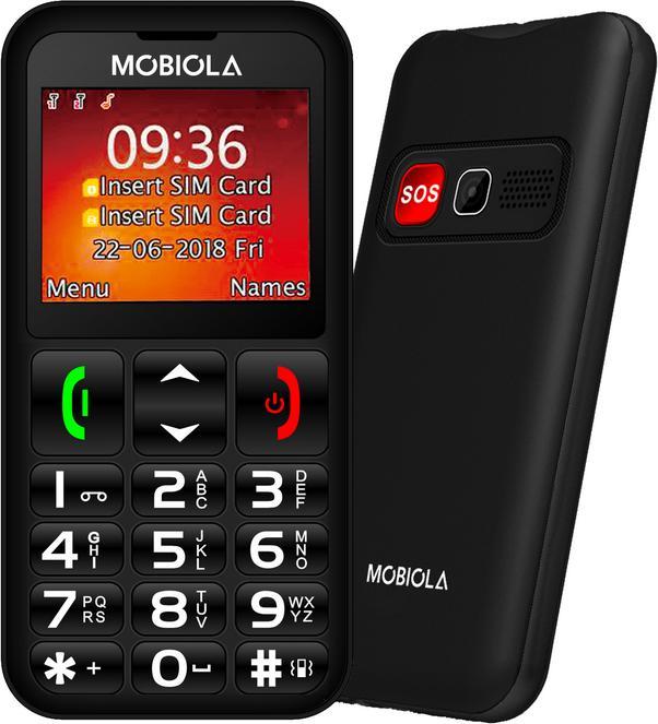 Actual product image Mobiola Mobile Phone MB700 Dual SIM Black (2.20", 0.30 Mpx)