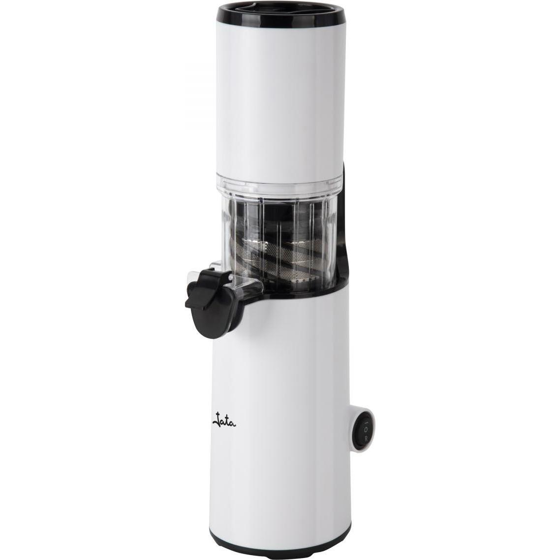 Jata JELI1201, Langsamer Entsafter, Weiss, 60 RPM, 0,8 l, 0,6 l, Edelstahl, Entsafter, Weiss