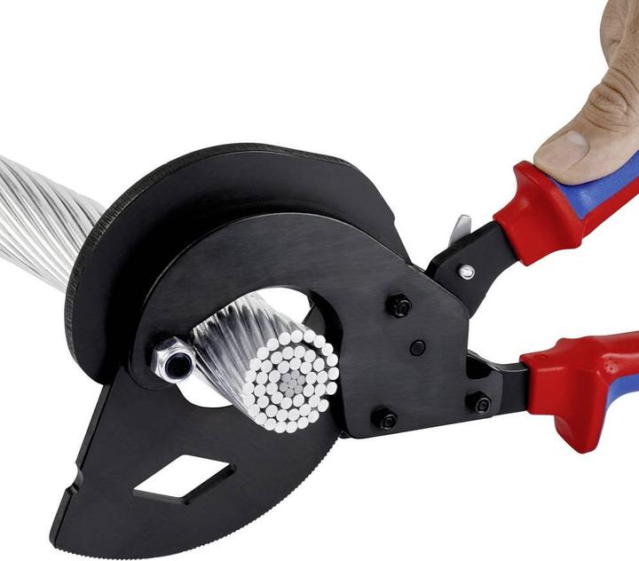 Productafbeelding Knipex ACSR Bovenleidingknipper (ratelprincipe) 95 32 340 SR (340 mm)