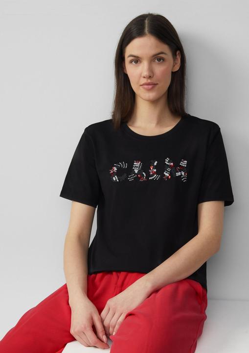 Produktbild S.Oliver T-Shirt Jersey-T-Shirt im Relaxed Fit mit Artwork (36)