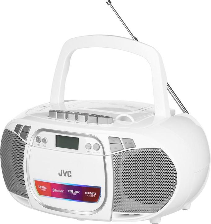 Produktbild JVC RC-E451W CD player Portable CD player White (FM, Bluetooth)