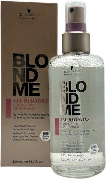 Actual product image Schwarzkopf Blondme - All Blondes Light Spray Conditioner (200 ml)
