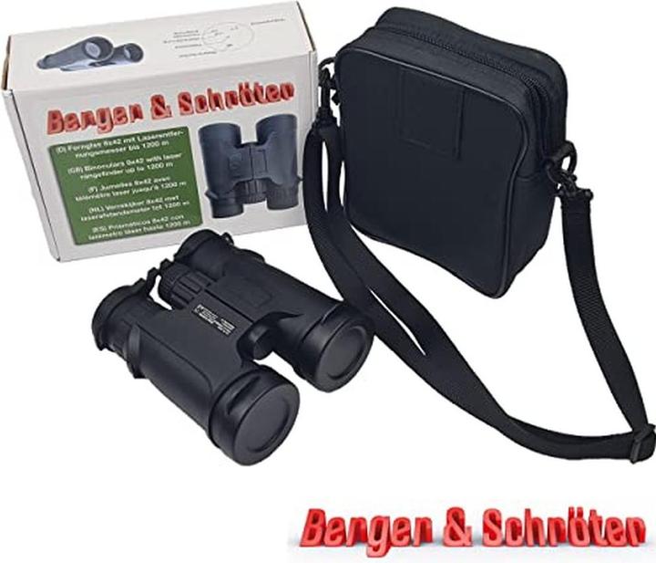 Image du produit Berger & Schröter Jumelles avec télémètre 8x42 m. LEM 8 x 21 mm Binoculaire Noir 32188 (8 x, 21 mm)