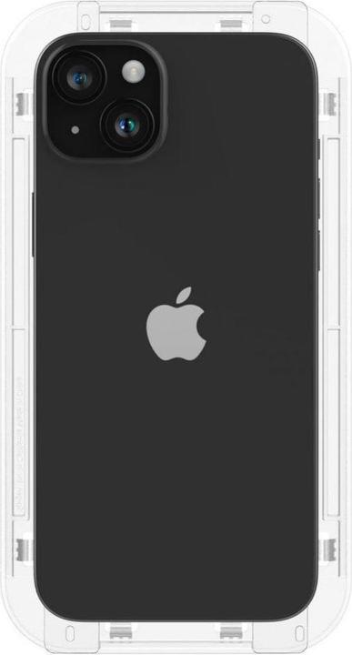 Actual product image Spigen TEMPERED GLASS GLAS.TR "EZ FIT" FC IPHONE 15 PLUS BLACK (1 pcs., Apple iPhone 15 Plus)