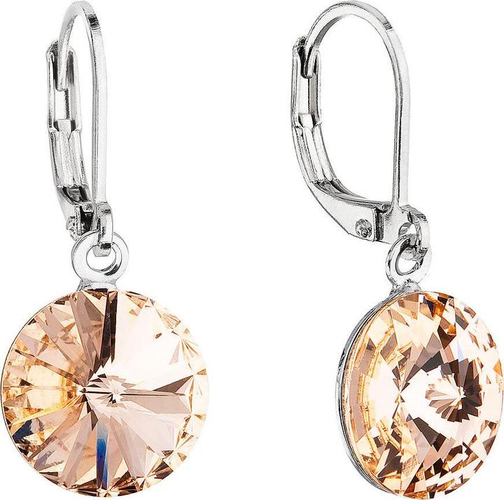 Immagine prodotto Evolution Group - Matching dangle earrings with Swarovski crystals 51078.3 light peach