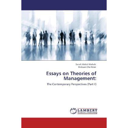 Essays on Theories of Management:, Fachbücher
